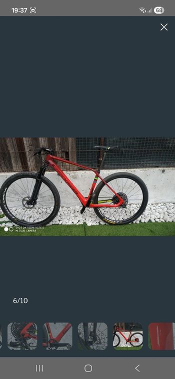 Gebrauchtes ROCKRIDER Custom SRAM GX Eagle 2021 Mountainbike, Rot — Bild 6 von 10