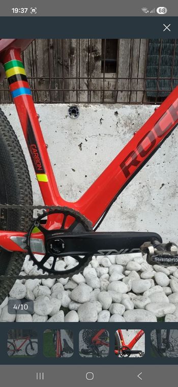 Gebrauchtes ROCKRIDER Custom SRAM GX Eagle 2021 Mountainbike, Rot — Bild 4 von 10