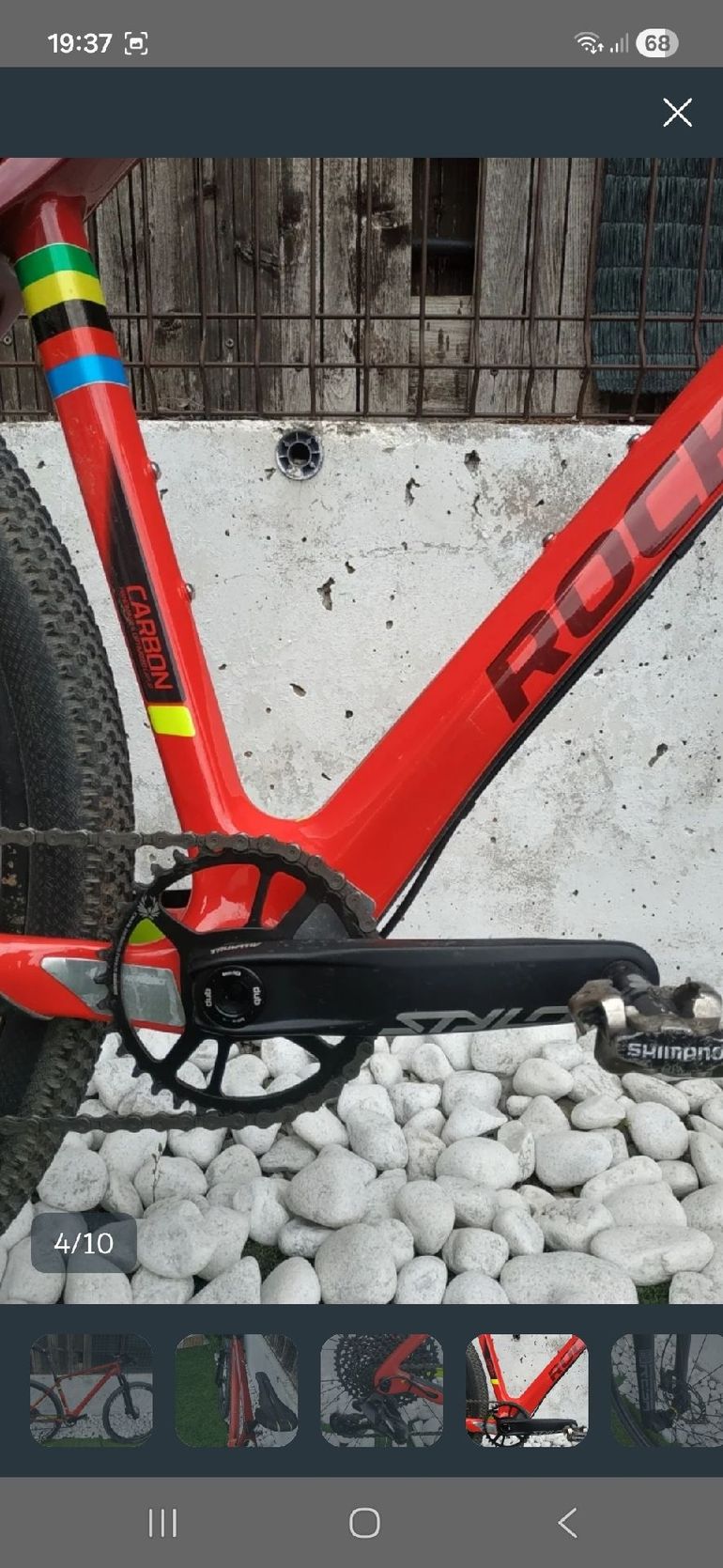 Gebrauchtes ROCKRIDER Custom SRAM GX Eagle 2021 Mountainbike, Rot — Bild 4 von 10