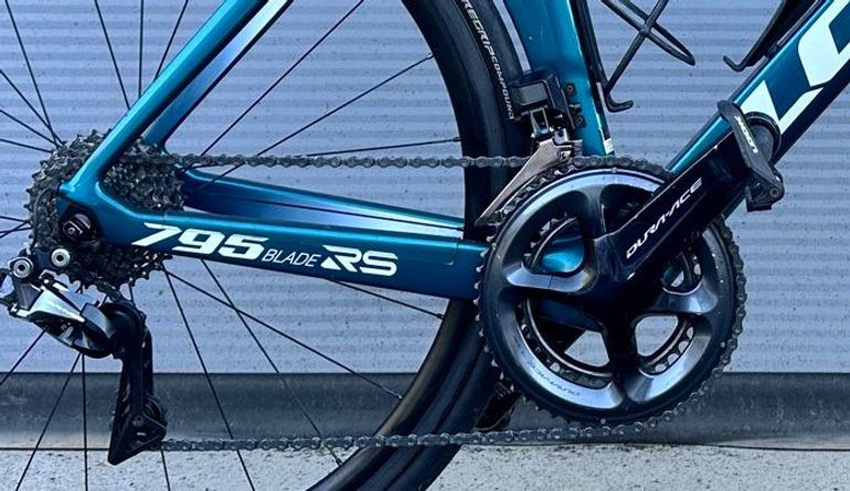 Gebrauchtes Look 795 Shimano Dura Ace Di2 2019 Road & Gravel, Grün — Bild 3 von 7
