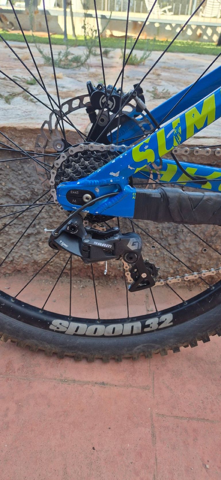 Mondraker Summum SRAM GX 2017 Mountainbike de segunda mano, Azul — imagen 4 de 5