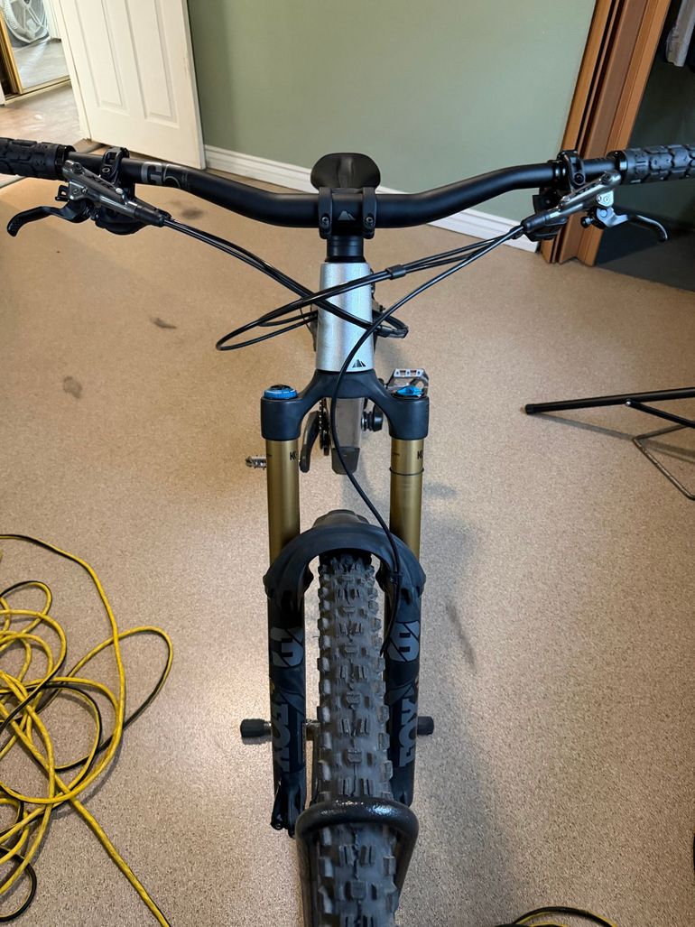 Used Canyon Strive CFR 2024 2024 Mountainbike, Light Gray, 29 — image 3 of 9