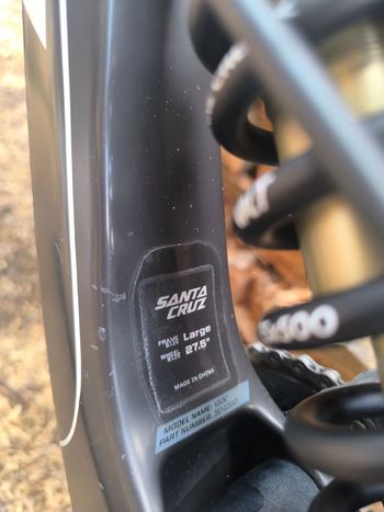 Brugt Santa Cruz V10 SRAM GX DH 2018 Mountainbike — billede 8 af 12
