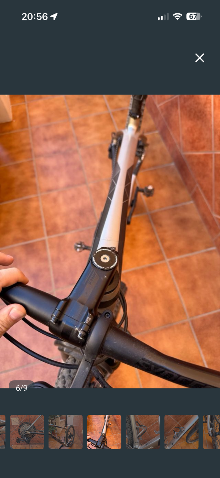 Used Merida BIG.NINE 5000 2020 2020 Mountainbike, Light Gray — image 5 of 7