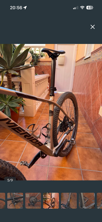 Used Merida BIG.NINE 5000 2020 2020 Mountainbike, Light Gray — image 2 of 7