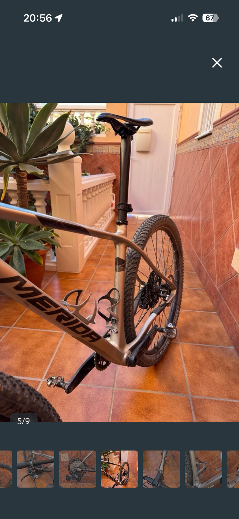 Used Merida BIG.NINE 5000 2020 2020 Mountainbike, Light Gray — image 2 of 7