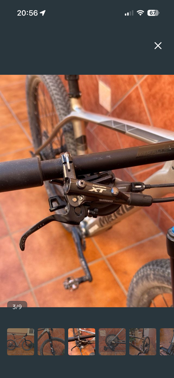 Used Merida BIG.NINE 5000 2020 2020 Mountainbike, Light Gray — image 6 of 7