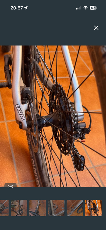 Used Merida BIG.NINE 5000 2020 2020 Mountainbike, Light Gray — image 4 of 7