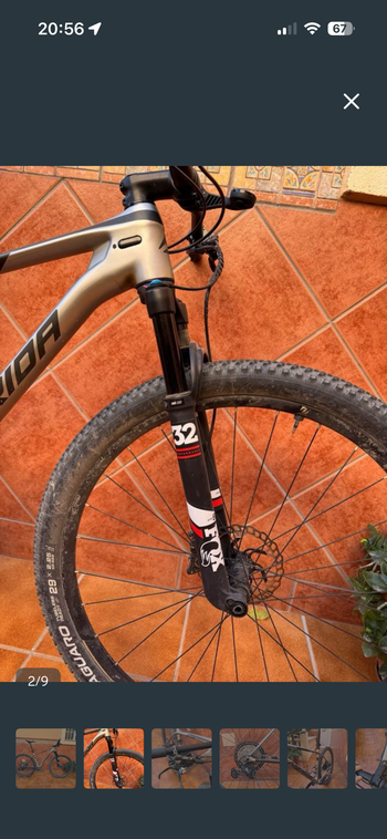 Used Merida BIG.NINE 5000 2020 2020 Mountainbike, Light Gray — image 7 of 7