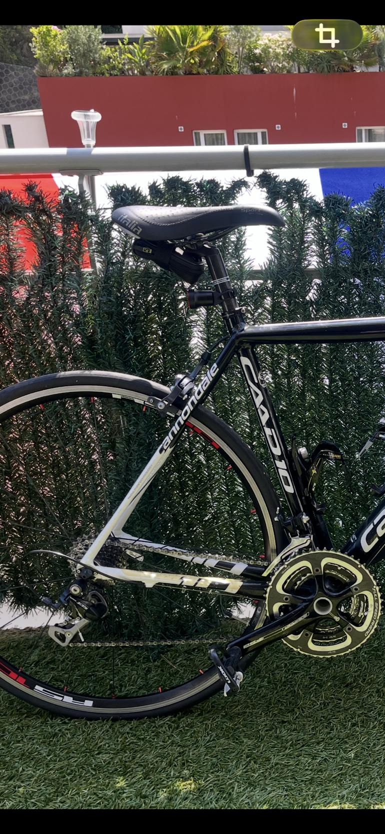 Gebrauchtes Cannondale Fat caad Shimano 105 2014 Road & Gravel, Schwarz — Bild 4 von 4
