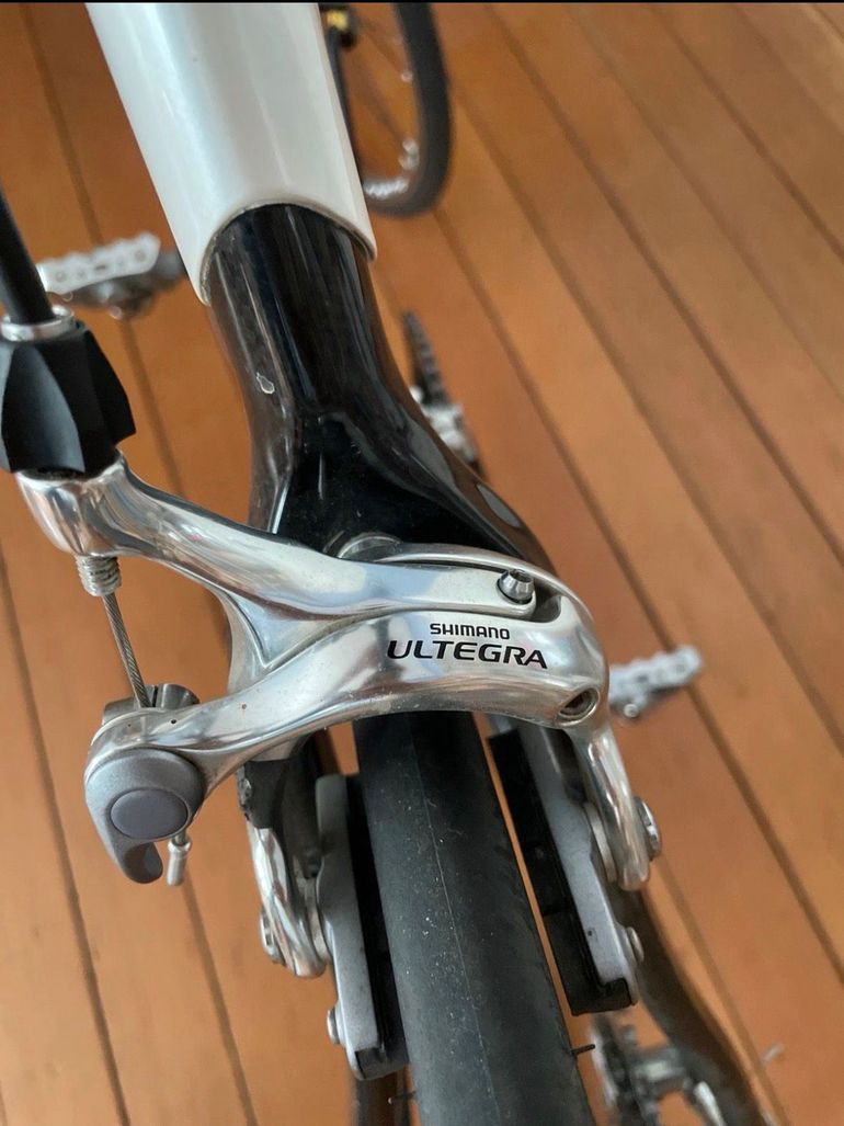 Used De Rosa Custom Shimano Ultegra 2005 Road & Gravel, White — image 8 of 18