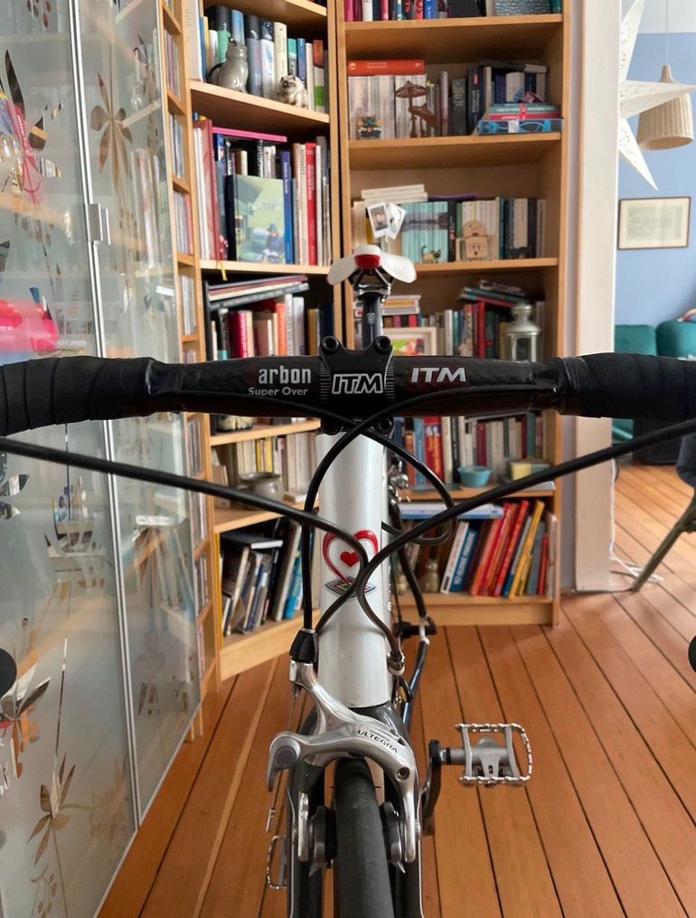Used De Rosa Custom Shimano Ultegra 2005 Road & Gravel, White — image 13 of 18