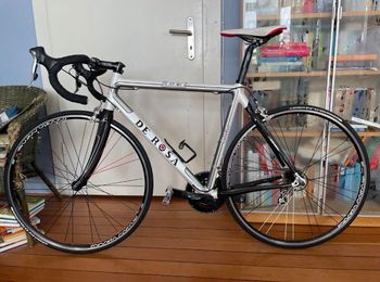 Used De Rosa Custom Shimano Ultegra 2005 Road & Gravel, White — image 2 of 18
