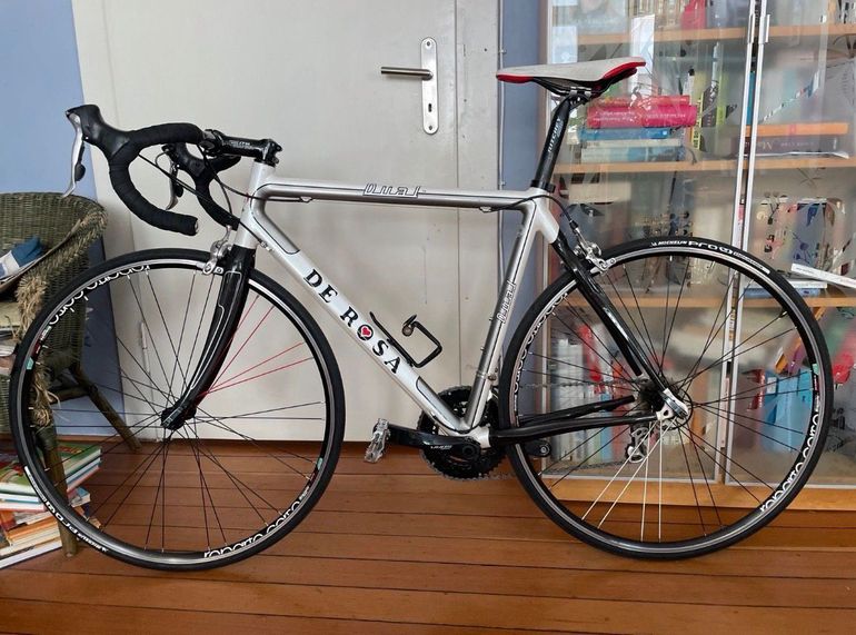 Used De Rosa Custom Shimano Ultegra 2005 Road & Gravel, White — image 2 of 18