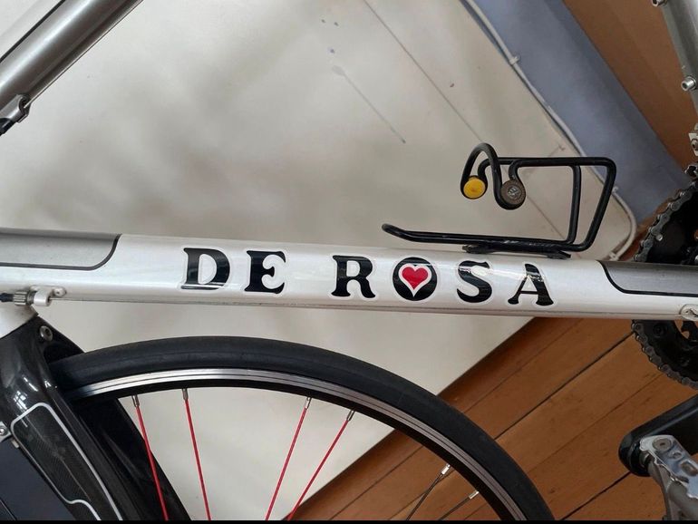 Used De Rosa Custom Shimano Ultegra 2005 Road & Gravel, White — image 5 of 18