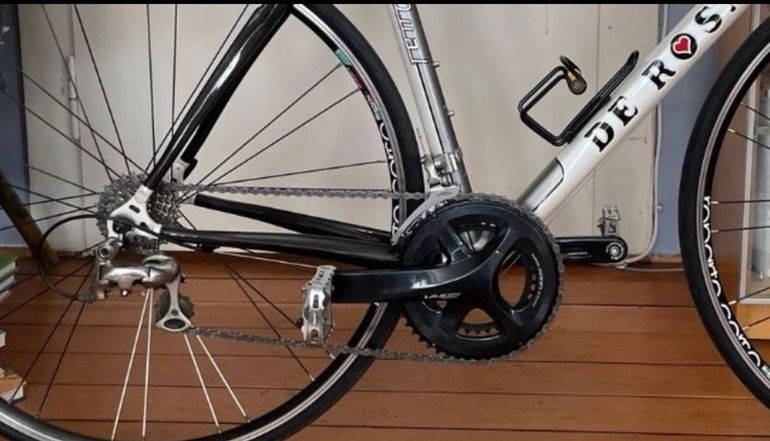 Used De Rosa Custom Shimano Ultegra 2005 Road & Gravel, White — image 3 of 18