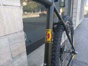 Gebrauchtes Cinelli Rampicchino Custom Shimano Deore 1991 Mountainbike, Grün — Bild 4 von 6