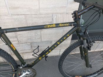 Gebrauchtes Cinelli Rampicchino Custom Shimano Deore 1991 Mountainbike, Grün — Bild 6 von 6