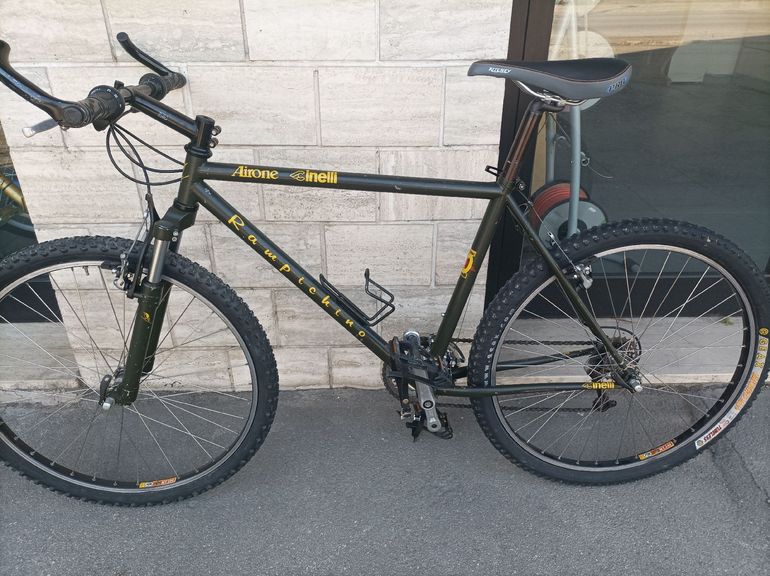 Gebrauchtes Cinelli Rampicchino Custom Shimano Deore 1991 Mountainbike, Grün — Bild 2 von 6