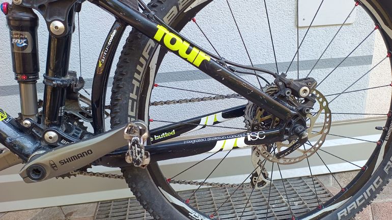 BMC Fourstroke Shimano Deore XT 2009 Mountainbike de segunda mano, Verde — imagen 7 de 8