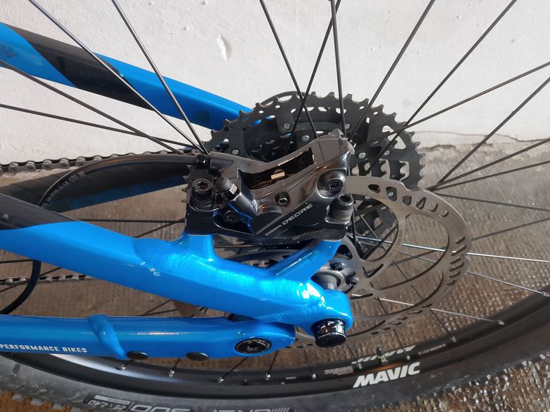 Used Raymon Trailray 9 2024 Mountainbike, Blue, 29 — image 9 of 15