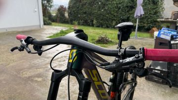 Used Scott Spark RC SL 2022 2022 Mountainbike, Blue — image 7 of 9