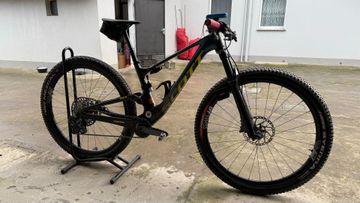Used Scott Spark RC SL 2022 2022 Mountainbike, Blue — image 2 of 9