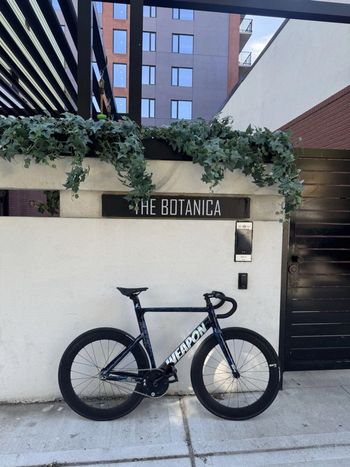 Used WEAPON Track Bike 700C Blue/Black Drop Bar 1-Speed No Suspension 2023 Urban & Touring