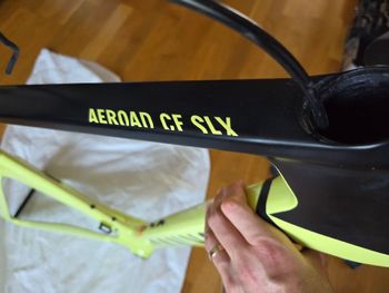 Canyon Aeroad CF SLX 8 Di2 2024 Frameset 2024 Road & Gravel usato, Verde — immagine 26 di 50