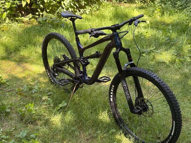 Cannondale Habit 3 2023 2023 Mountainbike usato, Blu — immagine 12 di 15