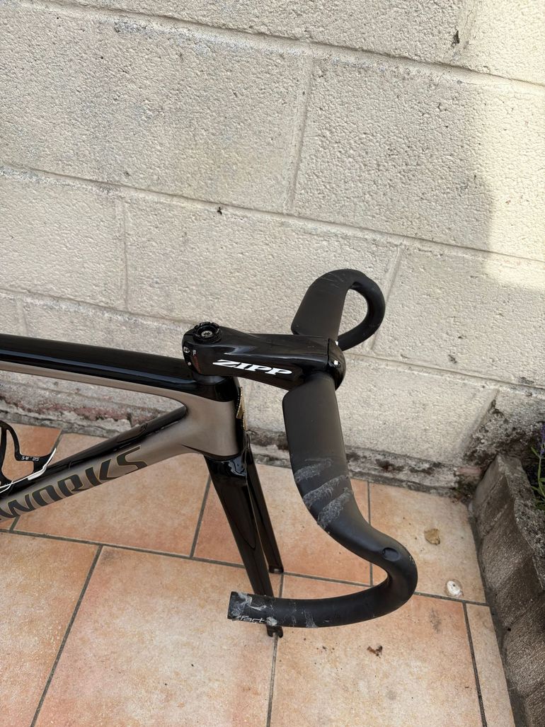 Used Specialized Tarmac Frameset 2018 Road & Gravel, Light Gray — image 4 of 5