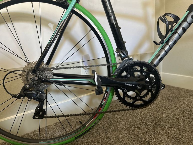 Used Bianchi Via Nirone Sora 2018 2018 Road & Gravel, Black — image 3 of 4