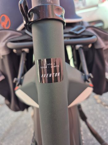 Used Aventon Sinch 2021 Urban, Green — image 10 of 11