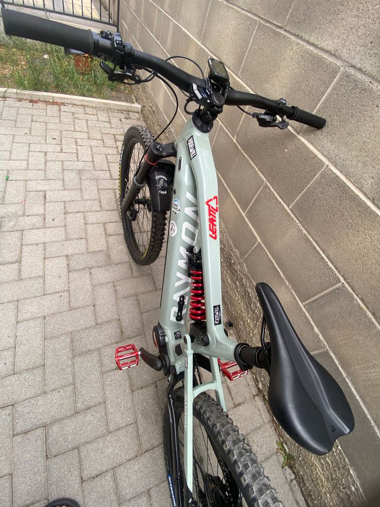 R RAYMON Trailray 180 Pro 2025 2025 Mountainbike usato, Verde — immagine 5 di 13
