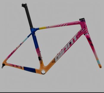 Giant TCR Advanced Pro 0 2026 Frameset 2026 Road & Gravel de segunda mano, Naranja — imagen 3 de 3