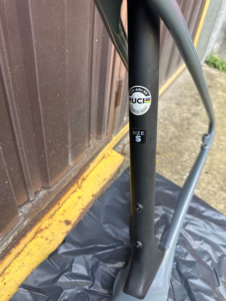 Used Lapierre Aircode drs Frameset 2023 Road & Gravel, Light Gray — image 3 of 4