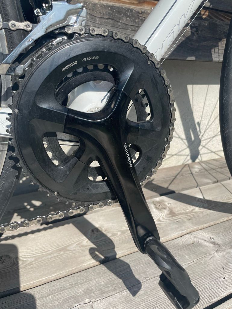 Used Look 566 Shimano 105 2012 Road & Gravel, White — image 7 of 13