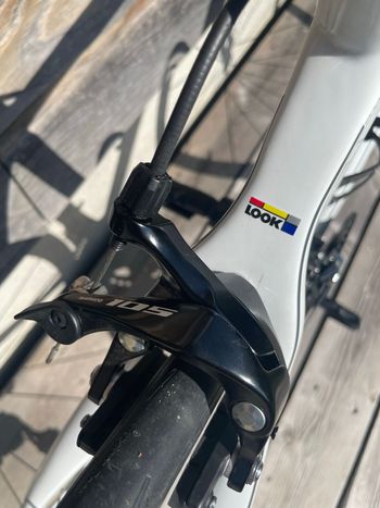 Used Look 566 Shimano 105 2012 Road & Gravel, White — image 8 of 13