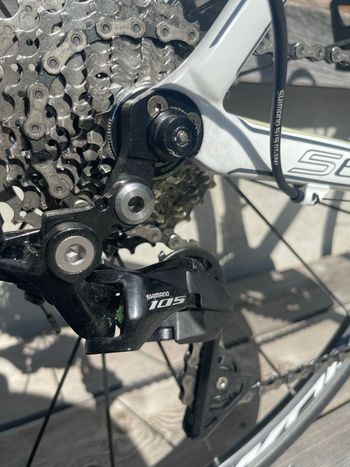 Used Look 566 Shimano 105 2012 Road & Gravel, White — image 6 of 13