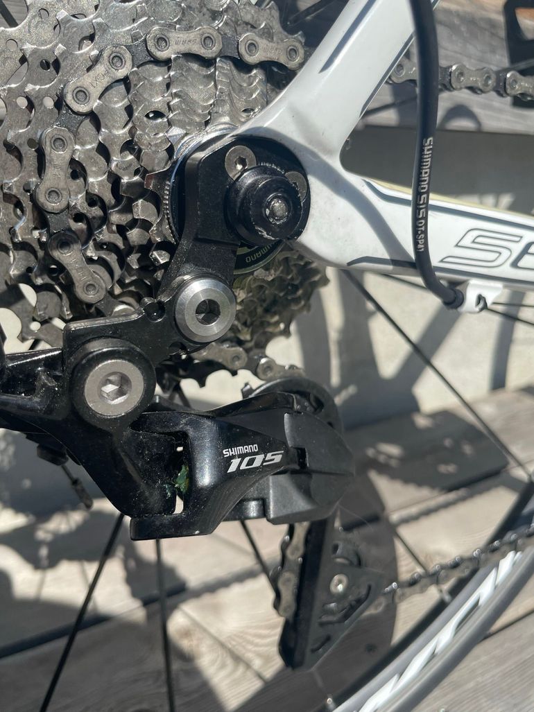 Used Look 566 Shimano 105 2012 Road & Gravel, White — image 6 of 13