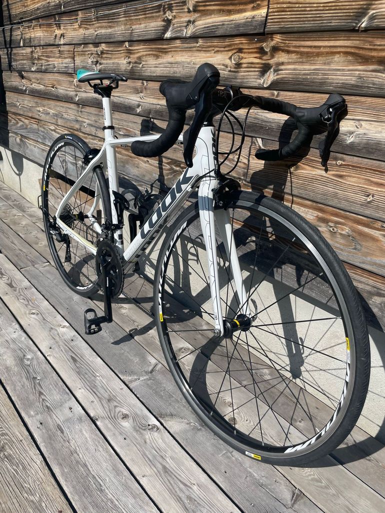 Used Look 566 Shimano 105 2012 Road & Gravel, White — image 2 of 13
