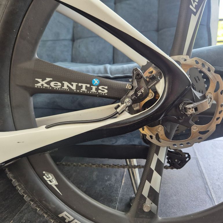 Gebrauchtes Porsche Custom Shimano Deore XT 2023 Mountainbike, Weiß — Bild 6 von 6