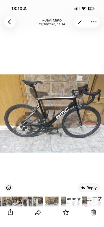 BMC Teammachine Shimano Ultegra Di2 2018 Road & Gravel usato