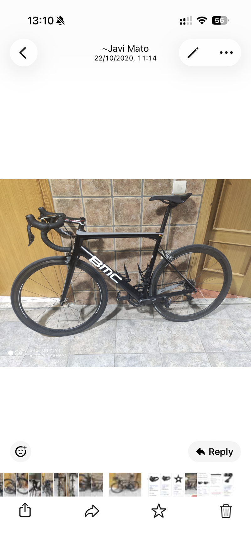 Used BMC Teammachine Shimano Ultegra Di2 2018 Road & Gravel, Black — image 2 of 5