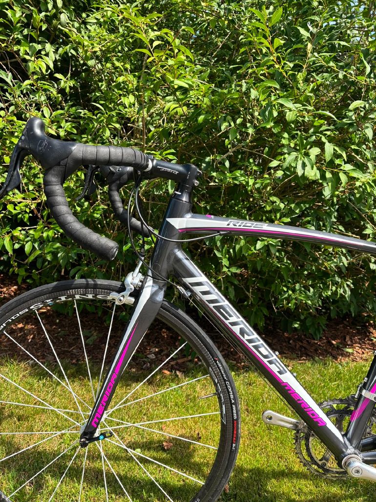 Merida Ride Campagnolo Chorus 2014 Road & Gravel usato, Grigio chiaro — immagine 6 di 6