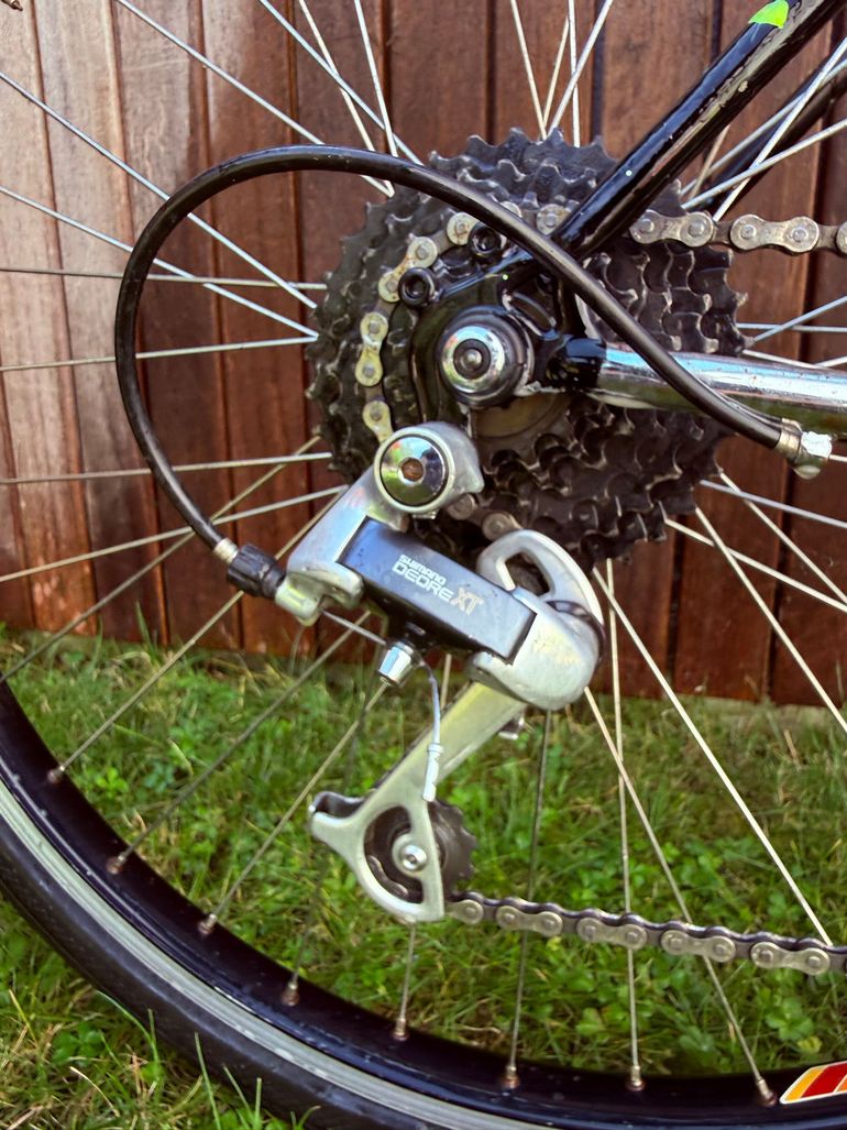 Gebrauchtes Albuch Kotter Custom Shimano Deore XT 1990 Mountainbike, Schwarz — Bild 4 von 7