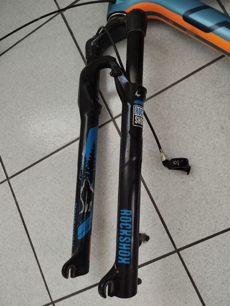 Used Felt Nine Frameset 2018 Mountainbike, Blue — image 3 of 3