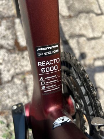 Used Merida REACTO 6000 Di2 2024 2024 Road & Gravel, Red — image 6 of 6
