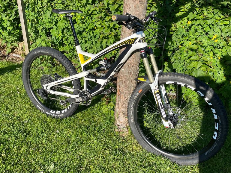 Gebrauchtes YT Custom SRAM GX Eagle 2014 Mountainbike, Weiß — Bild 4 von 4