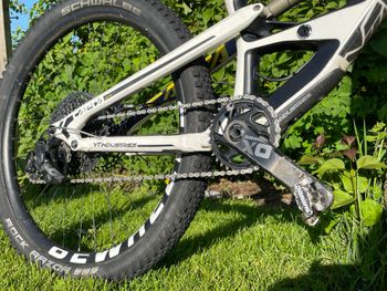 Gebrauchtes YT Custom SRAM GX Eagle 2014 Mountainbike, Weiß — Bild 2 von 4
